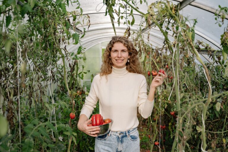 An inviting home-and-garden scene showing solve math problem high yield small space vegetable garden.