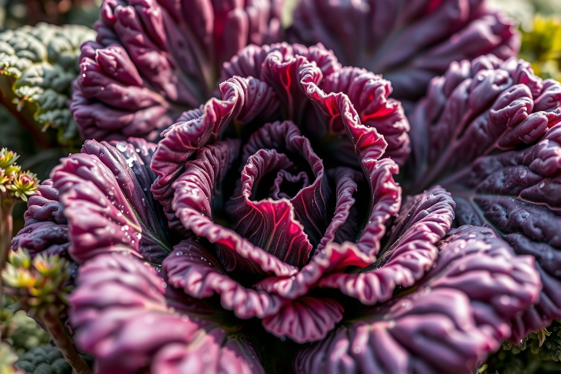 ‘Russian Red’ Kale (Brassica napus pabularia) — 5 Resilient Plants for a Truly Low-Maintenance Home Garden