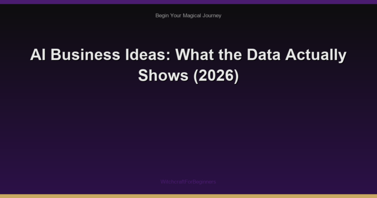 AI Business Ideas: What the Data Actually Shows (2026)