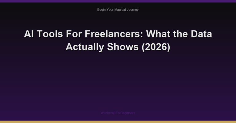AI Tools For Freelancers: What the Data Actually Shows (2026)