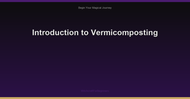 Introduction to Vermicomposting