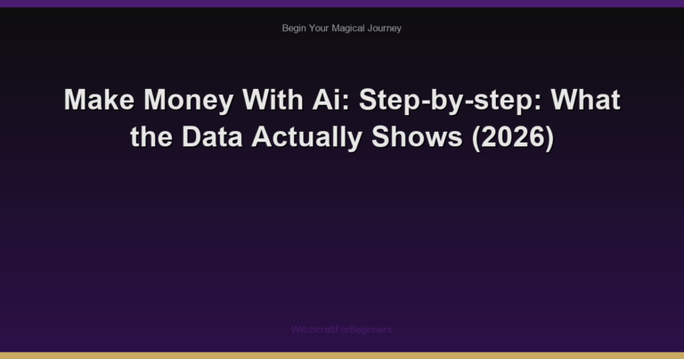 Make Money With Ai: Step-by-step: What the Data Actually Shows (2026)