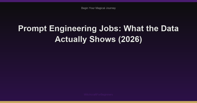 Prompt Engineering Jobs: What the Data Actually Shows (2026)